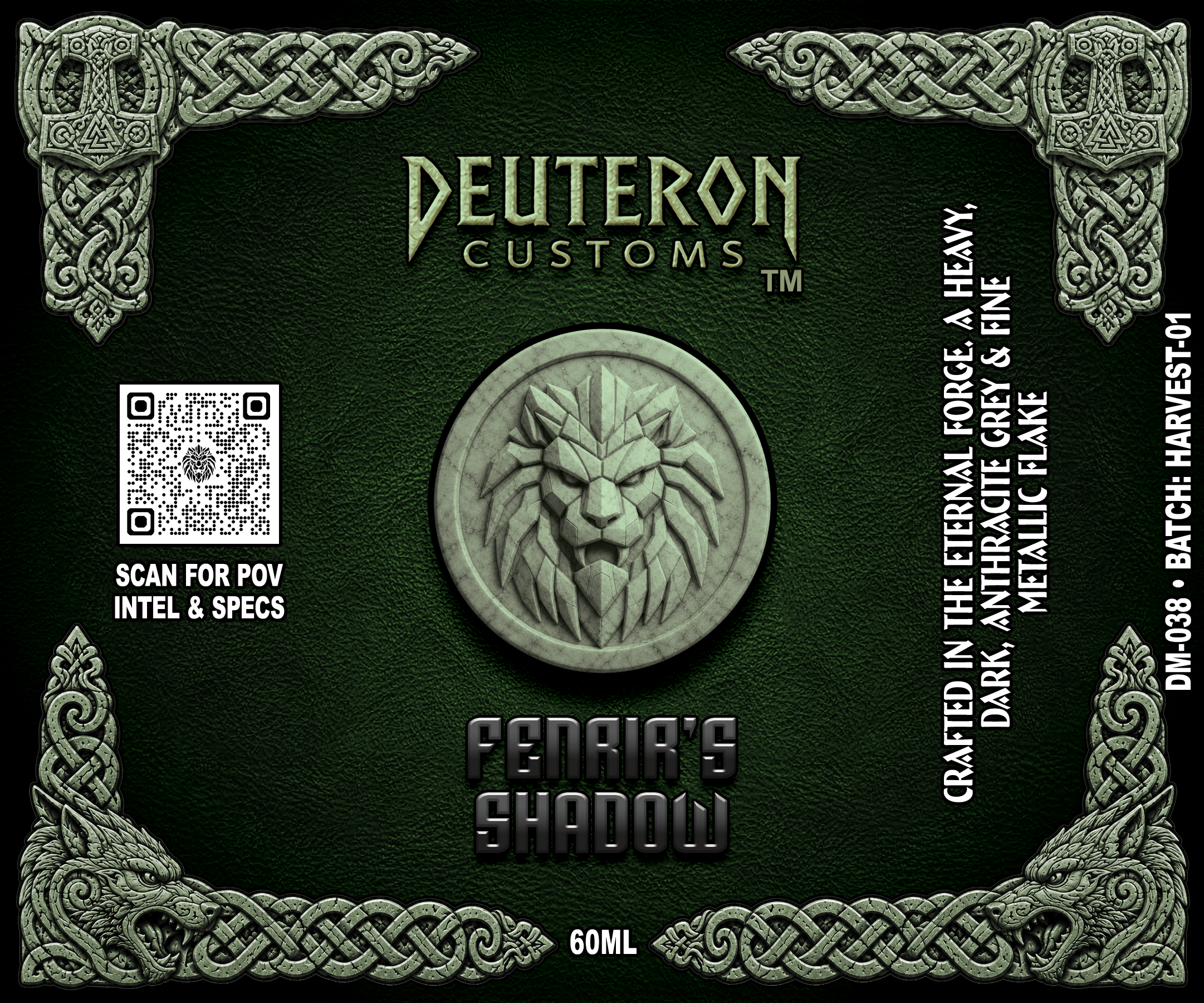 Fenrir's Shadow — SERIES 01 Opaque paint bottle