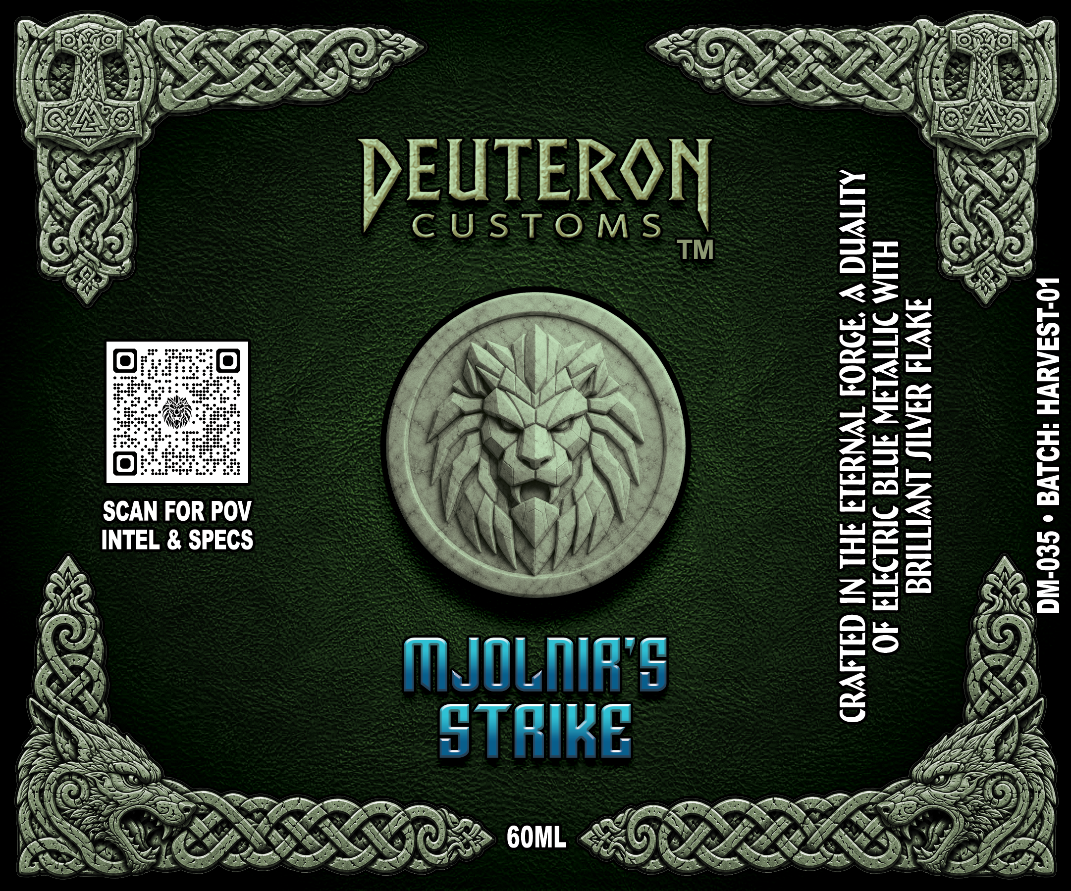 Mjolnir's Strike — Norse Mythos Series-01 Opaque pigment