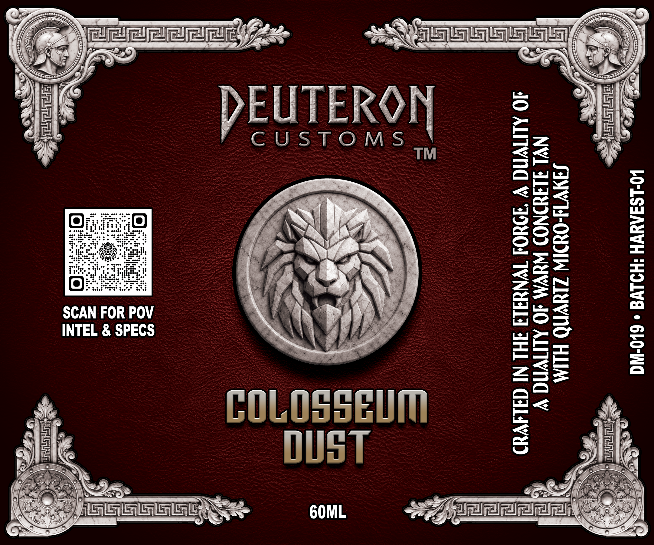 Colosseum Dust — SERIES 01 Opaque paint bottle