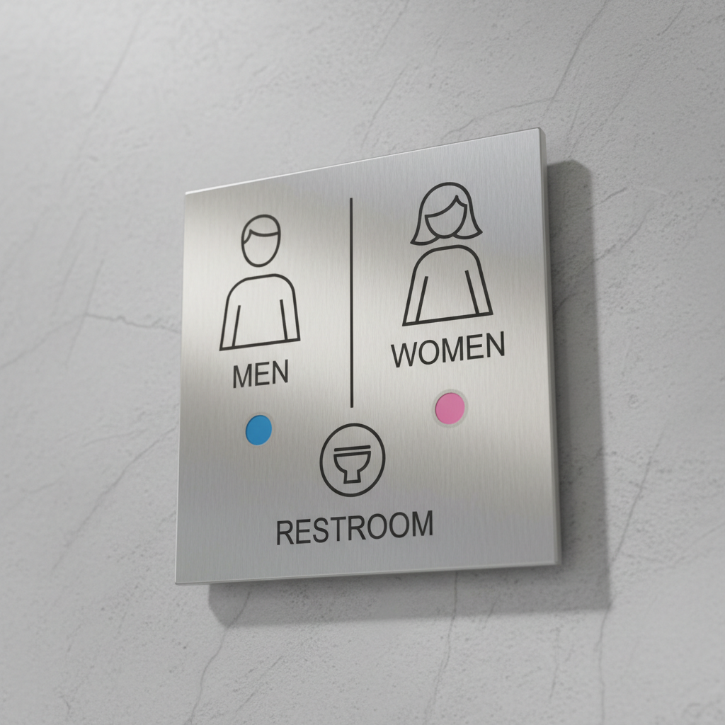 WC Skilt
