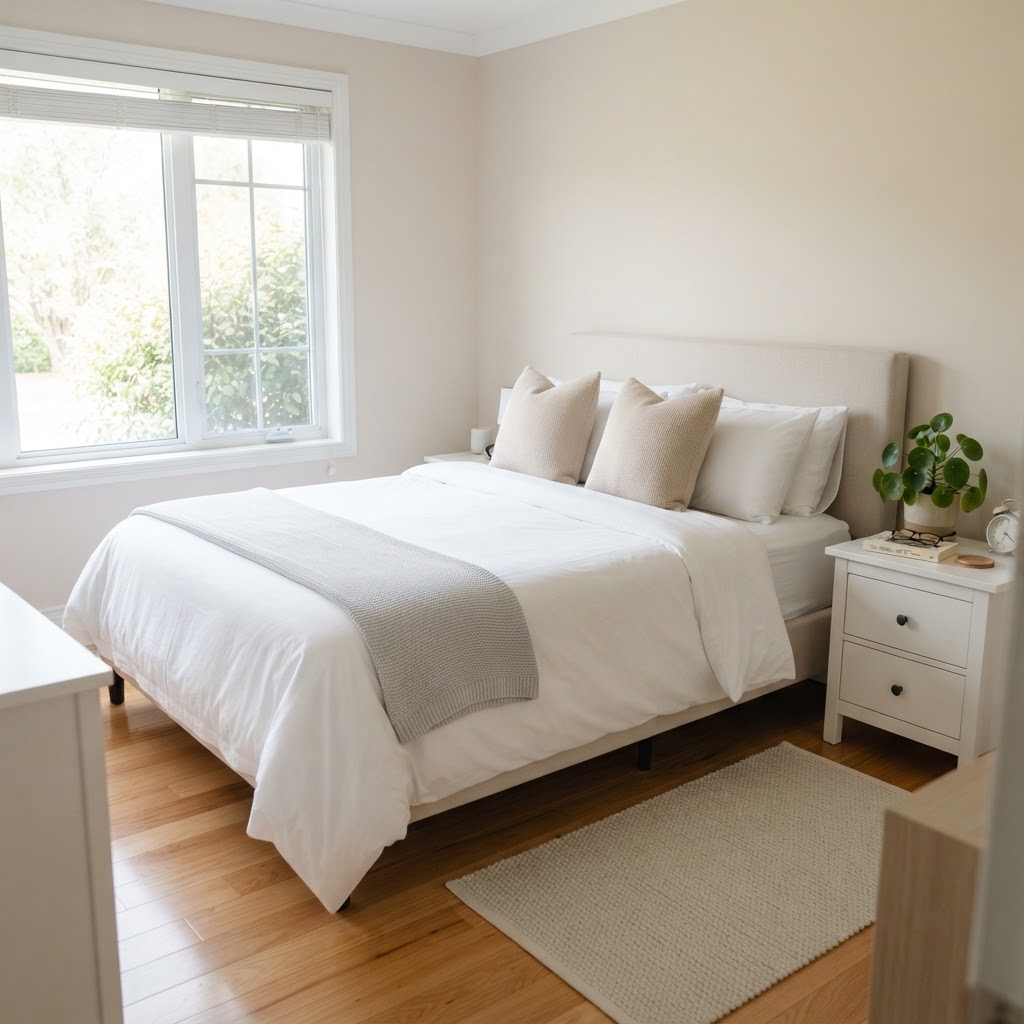Bedroom after