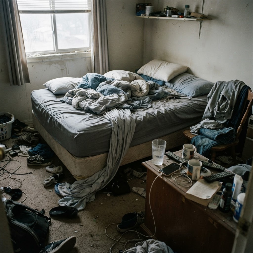 Bedroom before