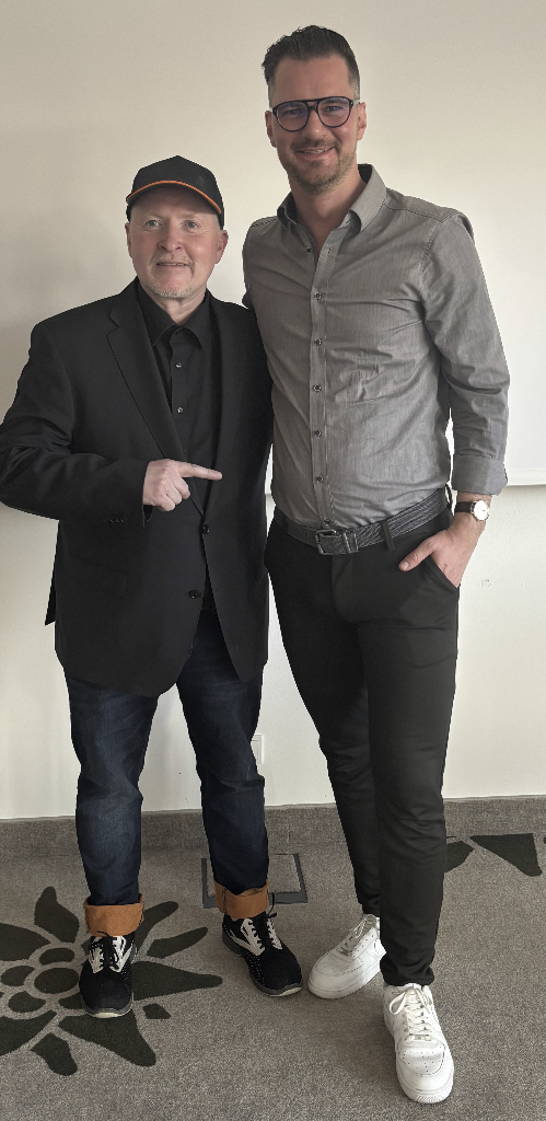 Stephan Sporrer mit Partner im Netzwerk