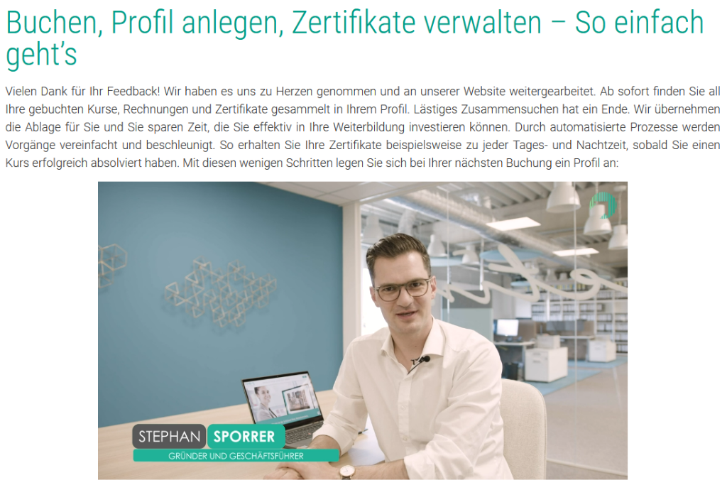 ivia akademie Zeitraum
