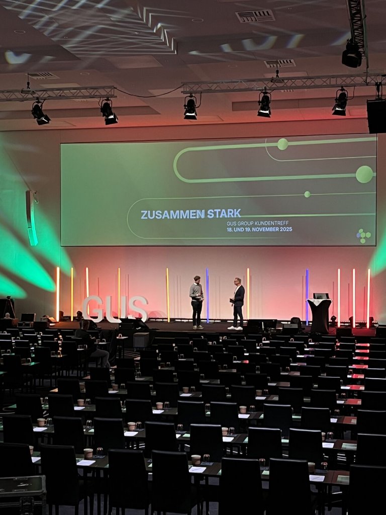 GUS Group Kundentreff 2025 – Bühne