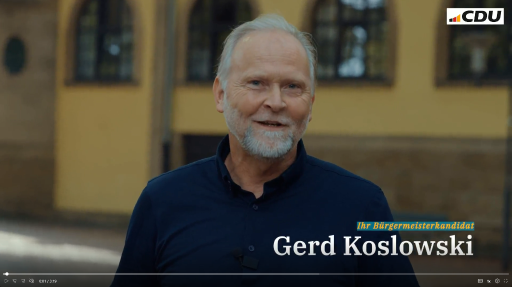 Gerd Koslowski Bürgermeisterkandidat