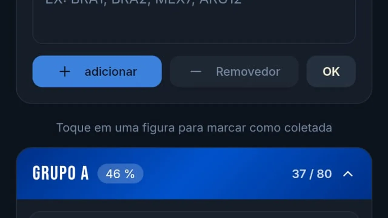 Organizador de Figurinhas template preview