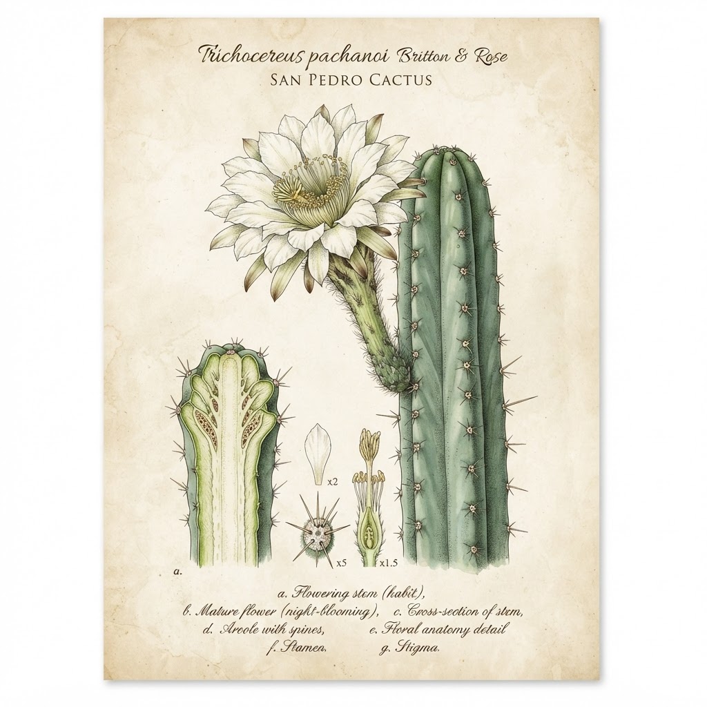 Trichocereus pachanoi: propiedades farmacológicas y potencial terapéutico