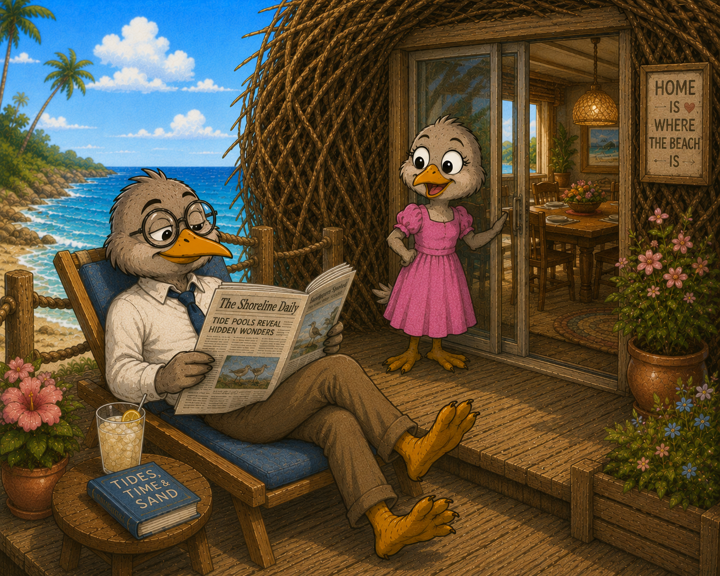 Illustration for Rosa is learning, reluctantly