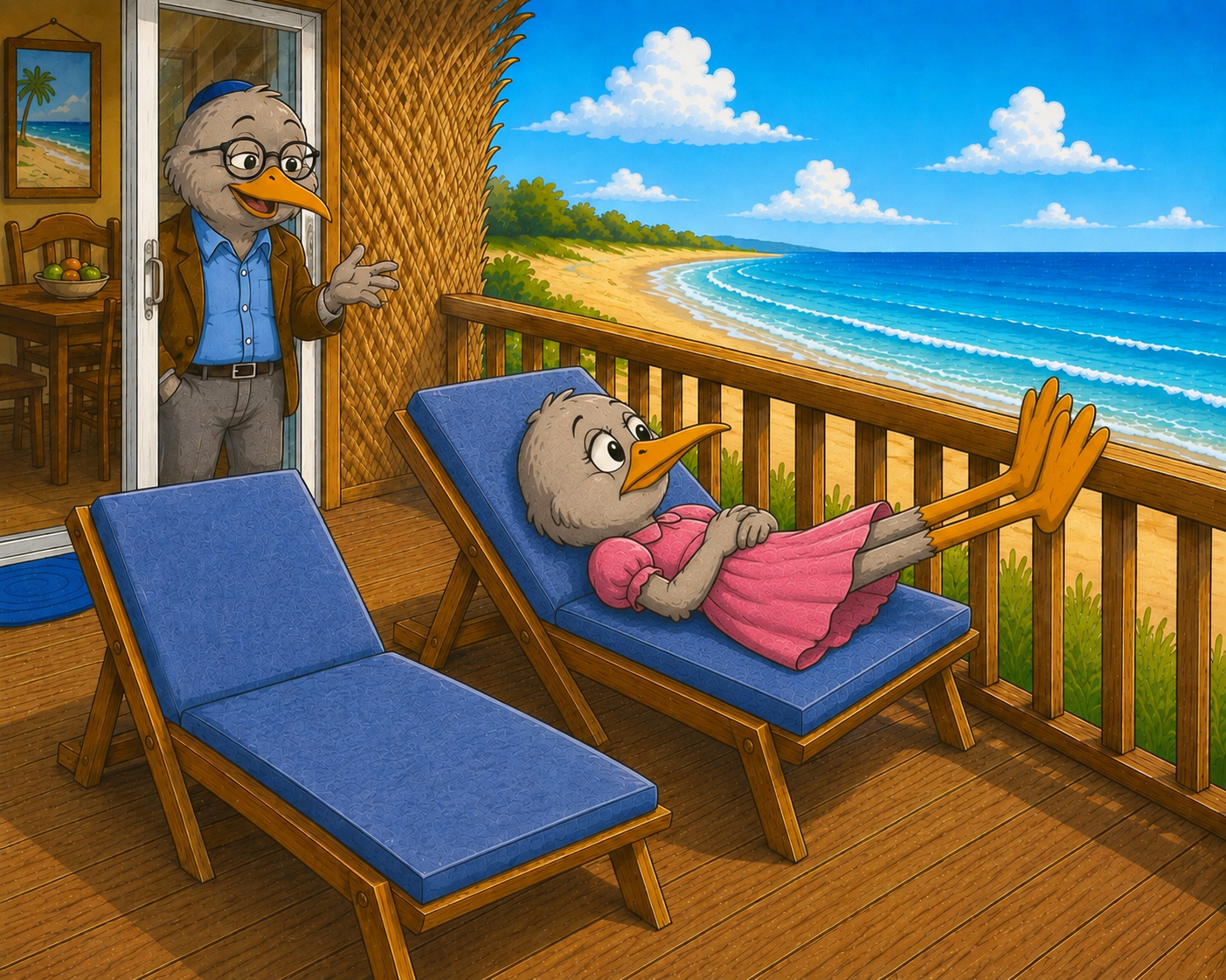Cover illustration for Pondering her future