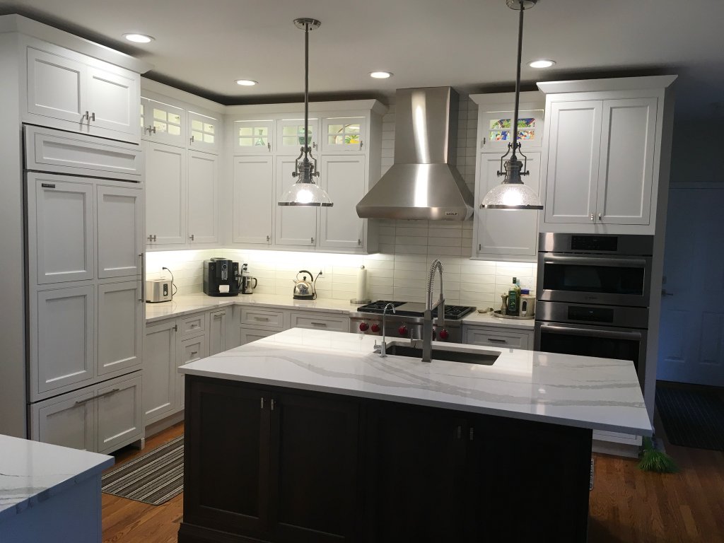 White Shaker Kitchen Full View