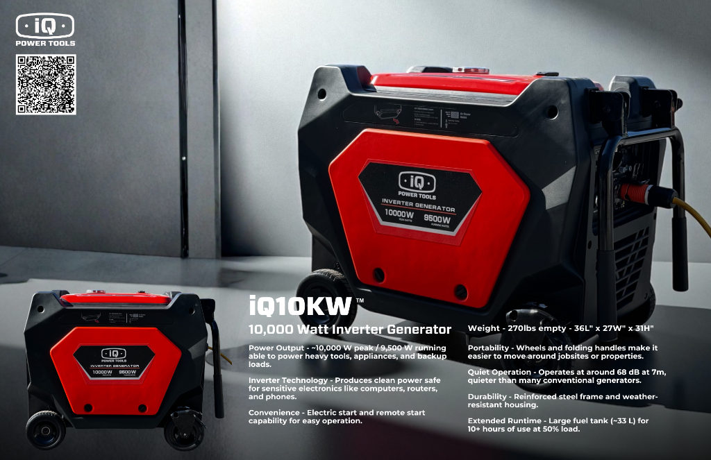 iQ10KW — 10,000 Watt Inverter Generator
