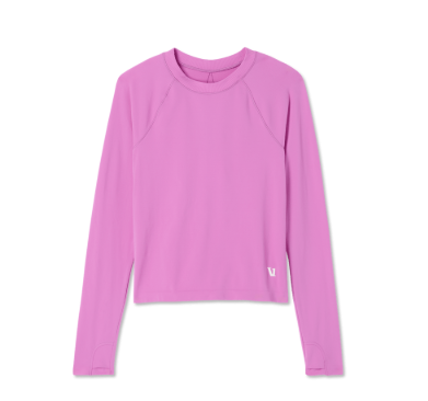 Vuori L/S Surge Seamless Tee — Bloom