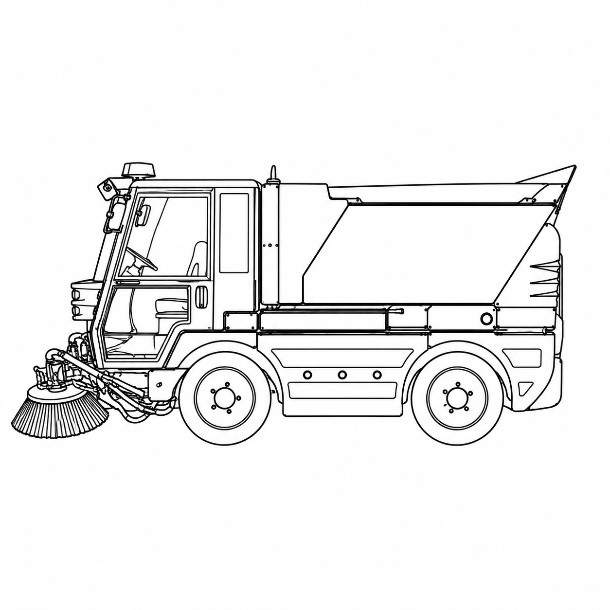 Compacte veegmachines