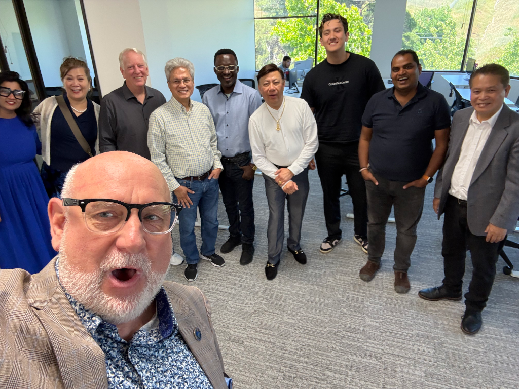 The Live Best Coin leadership. Justin, back row.