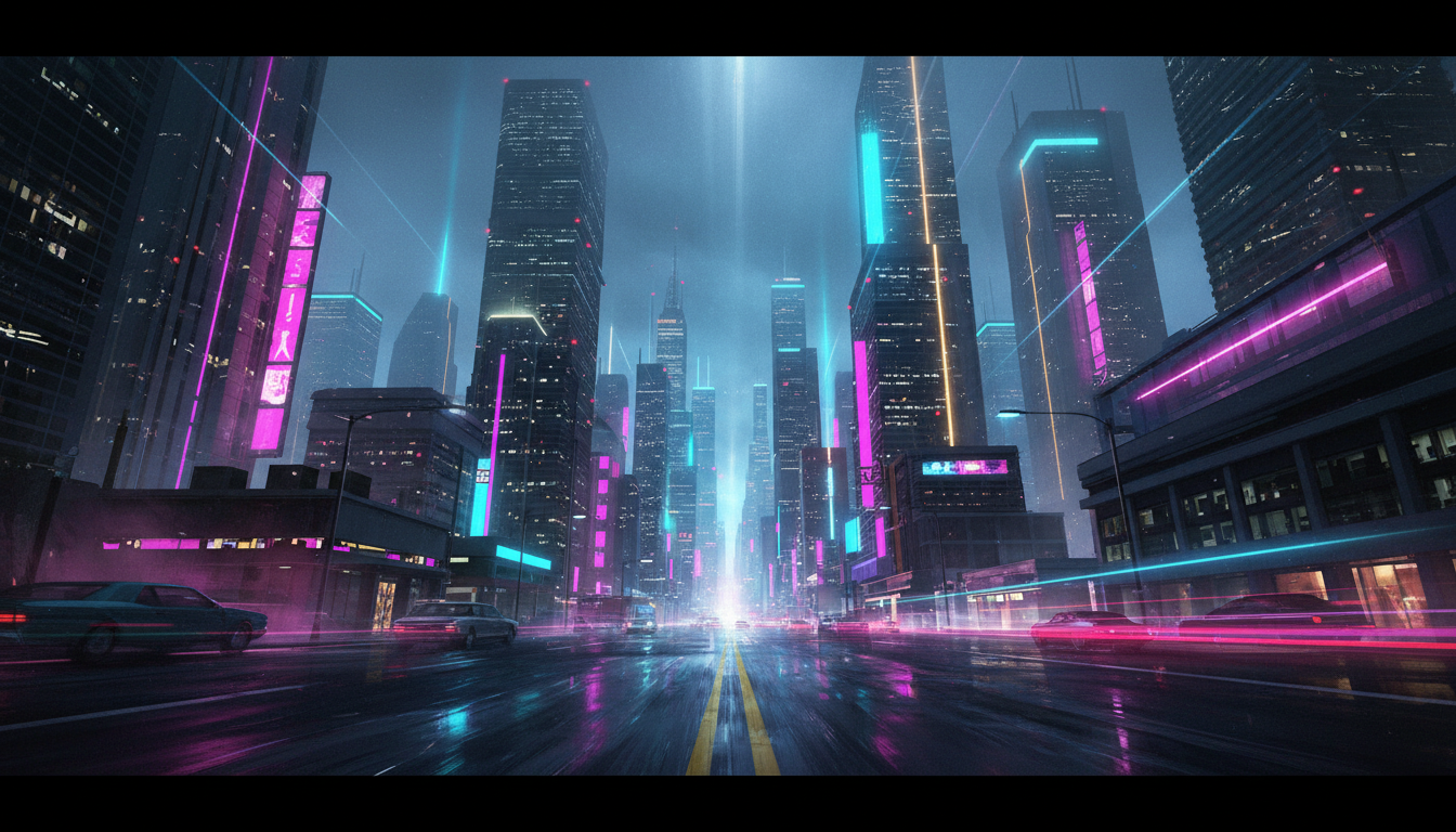 Hustle City skyline