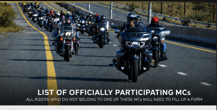 Participating Motorcycle Clubs