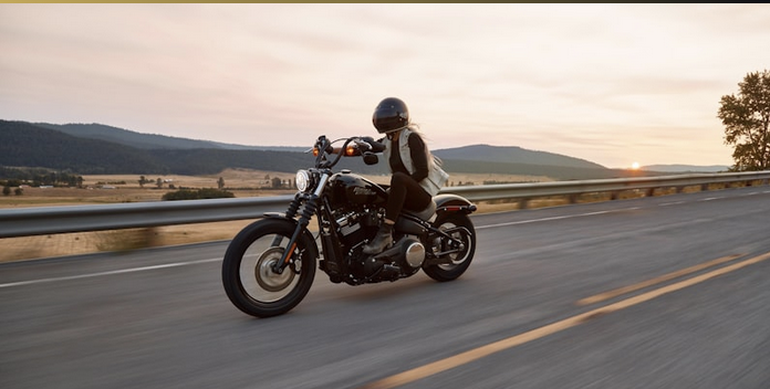 Rider on Desert Road