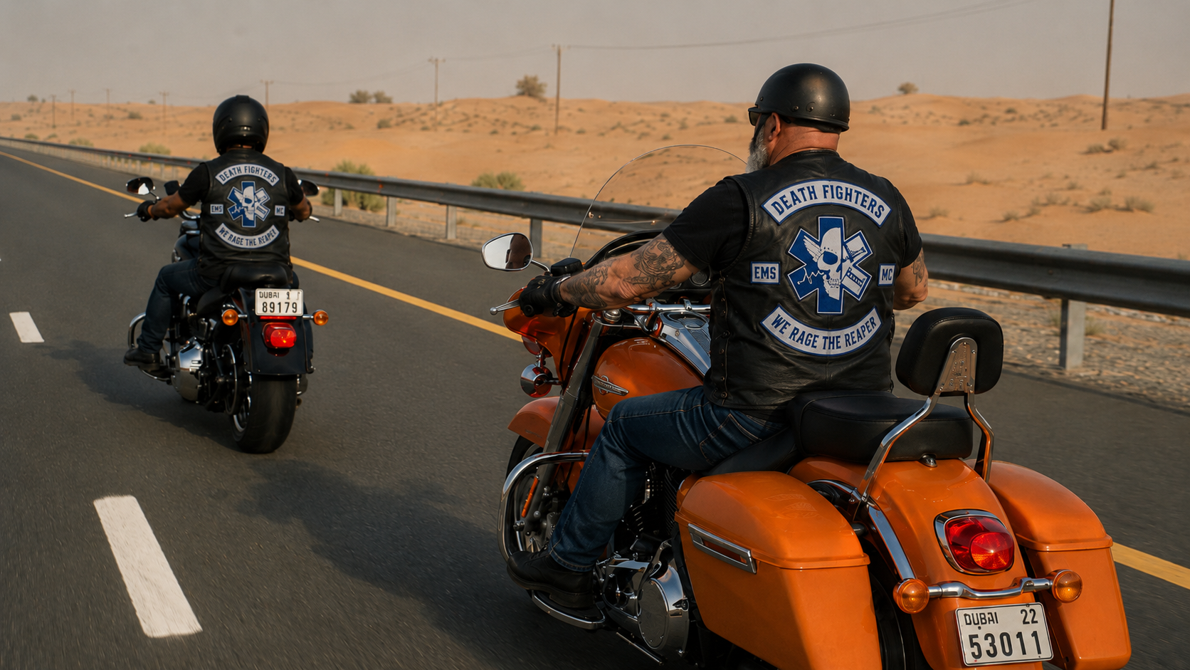 Death Fighters EMS MC — Desert Highway Ride
