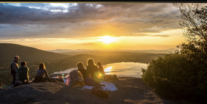 Sunset Mountain View