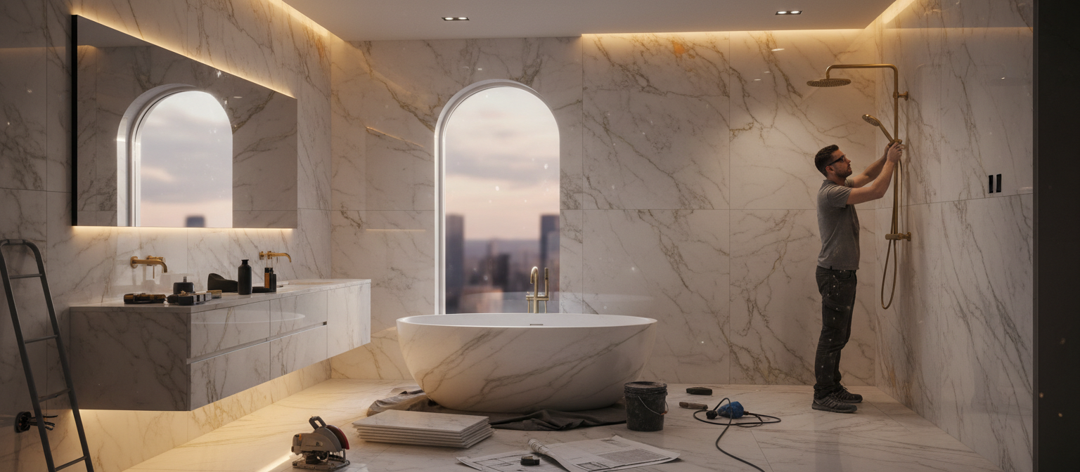 Luxury bathroom remodeling by My Pro Contractors