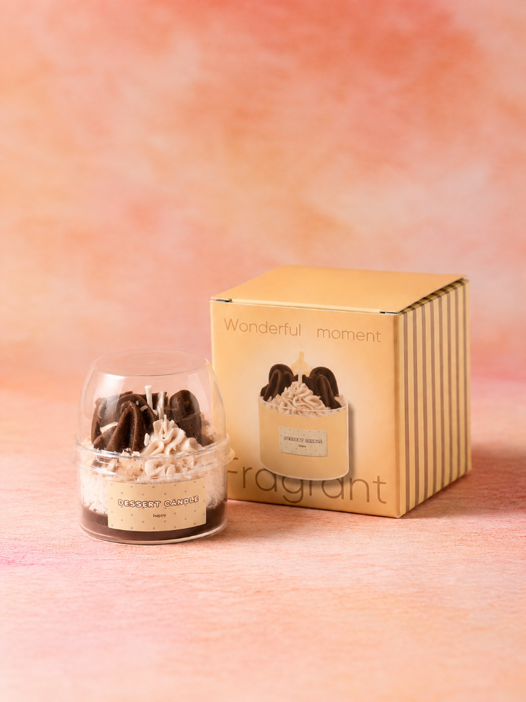 Bougie Chocolat Fondant — BougieCrème artisanale