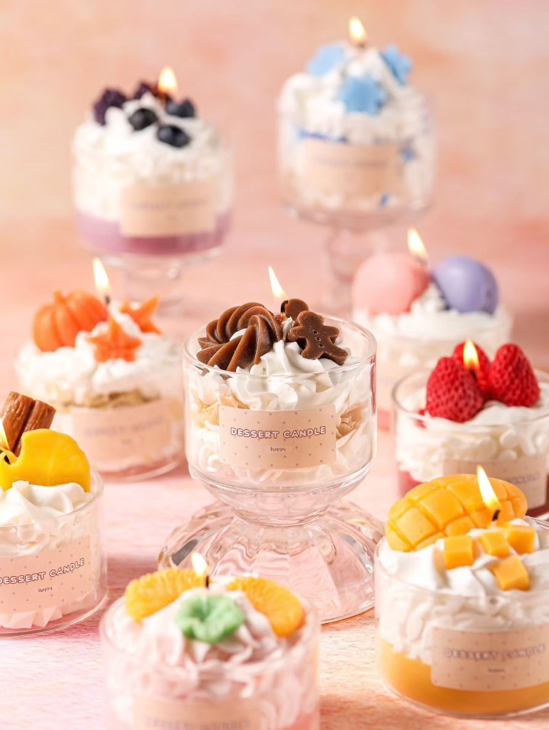Bougies artisanales BougieCrème — collection Dessert Cream
