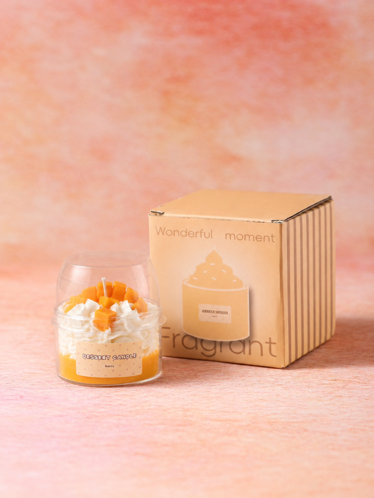 Bougie Mangue Tropicale — BougieCrème artisanale