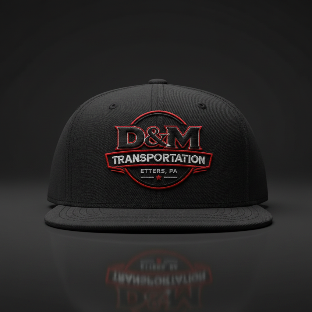 D&M Snapback Cap - Black