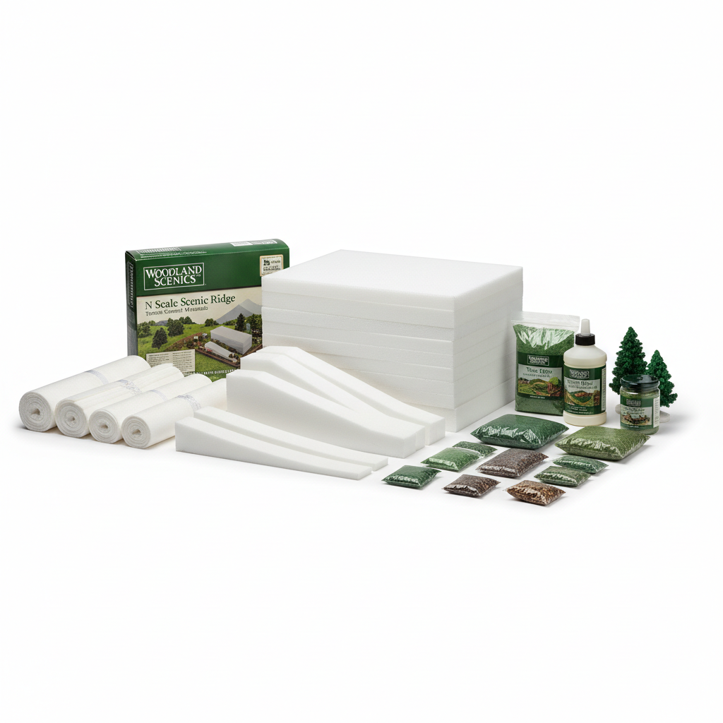Woodland Scenics N Scale Scenic Ridge Layout Kit