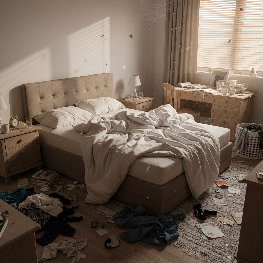 Bedroom Makeover before