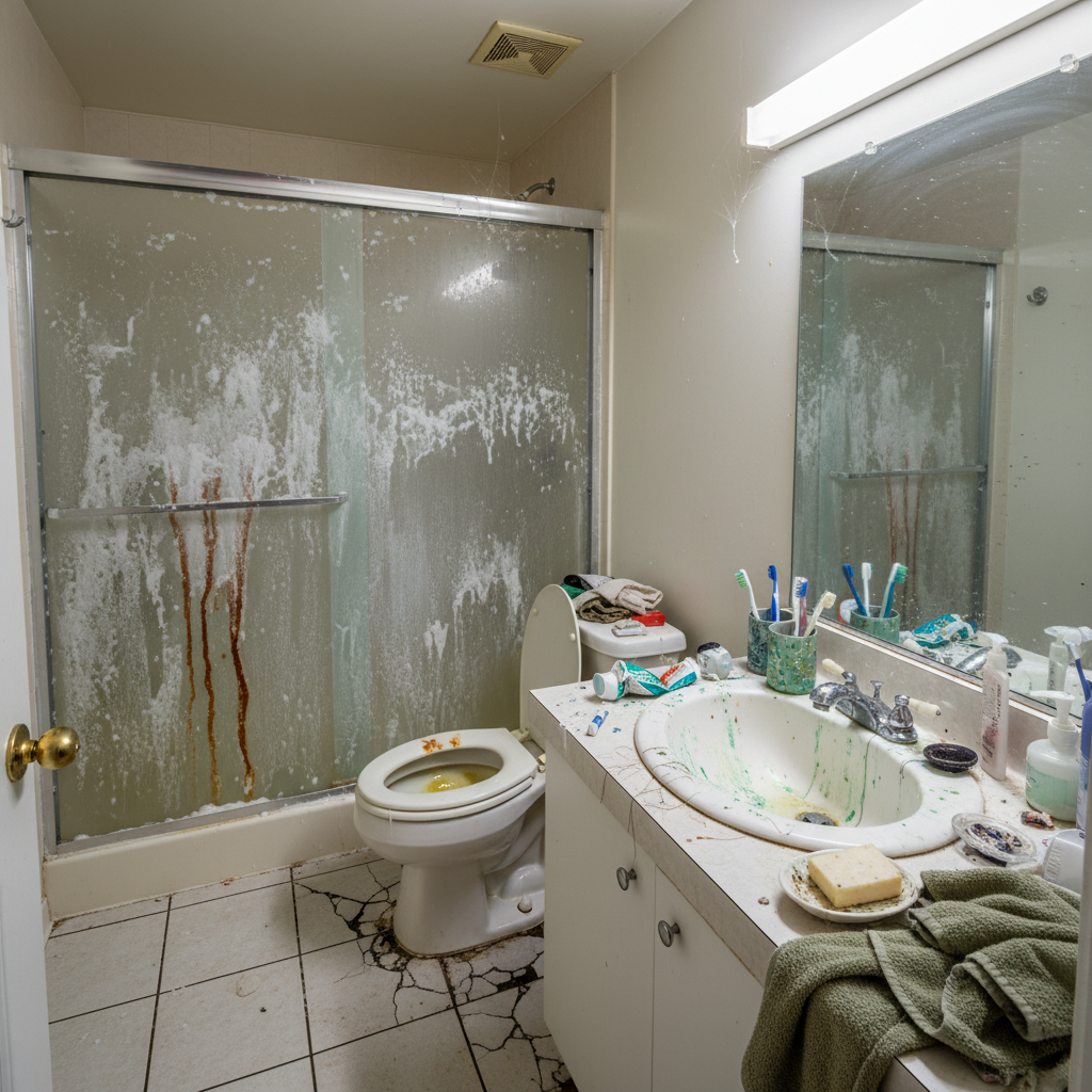 Bathroom Restoration before