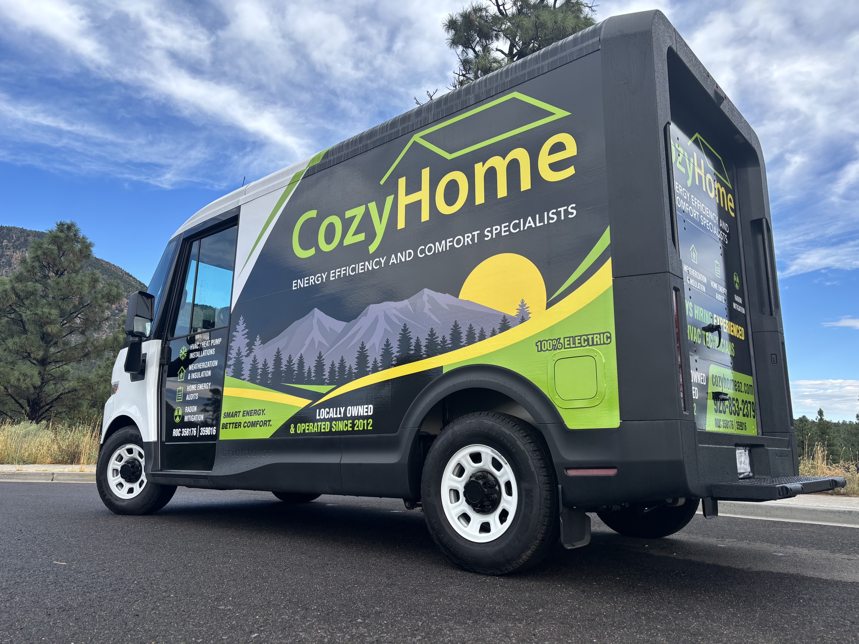 CozyHome BrightDrop van side panel wrap
