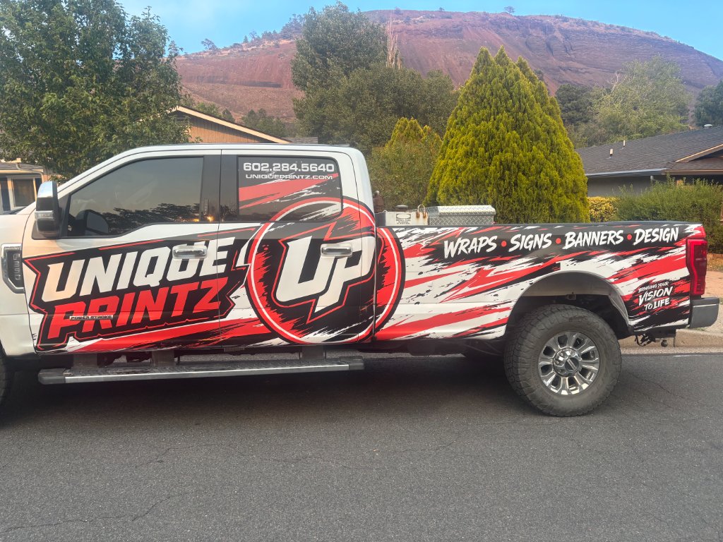 Unique Printz F-250 full wrap