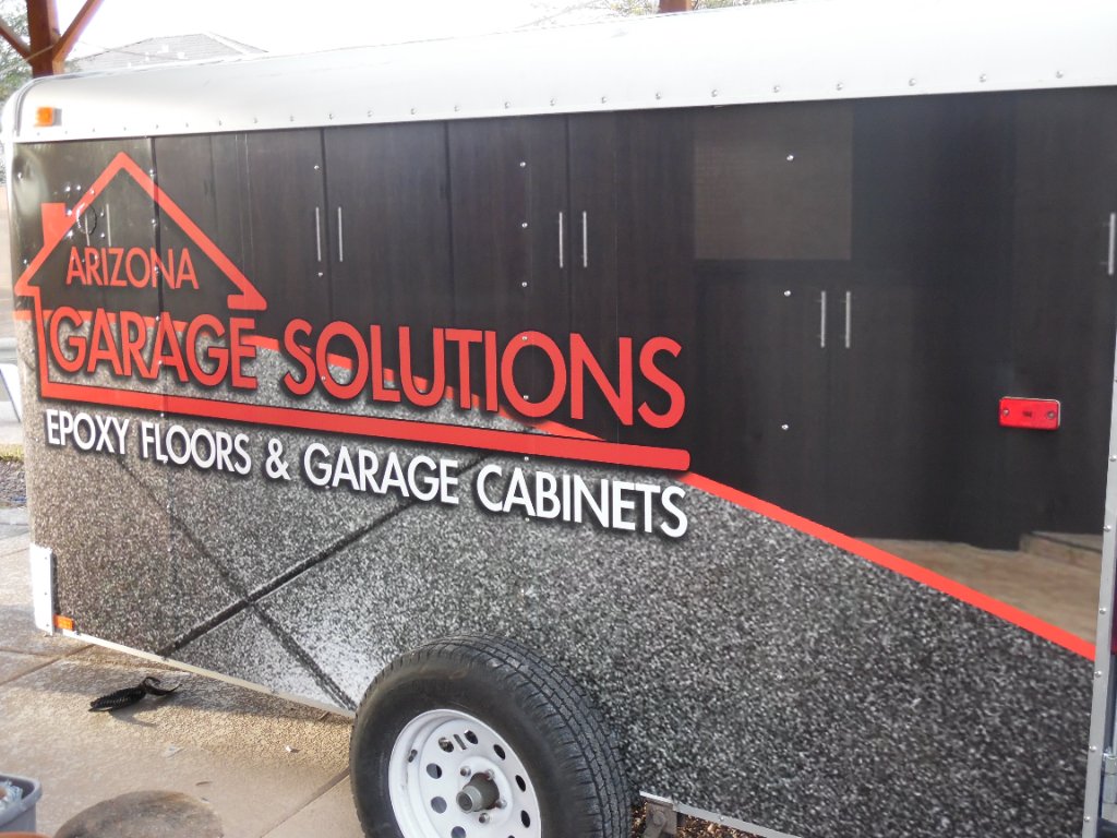 Arizona Garage Solutions trailer side wrap