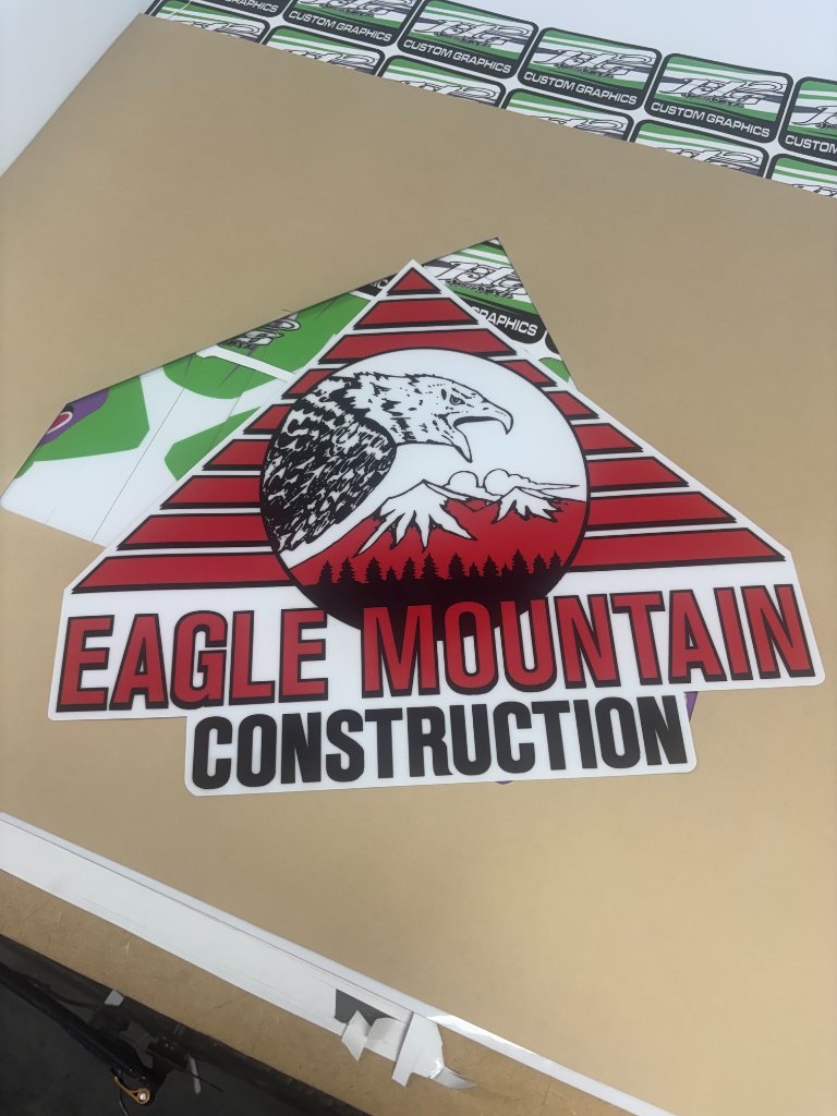Eagle Mountain Construction custom decal
