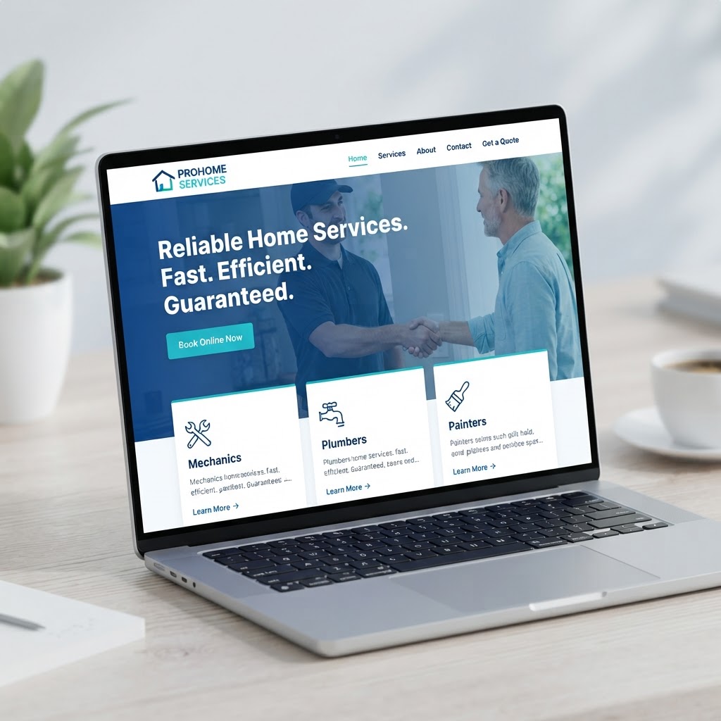 Plantilla web Modelo Servicios