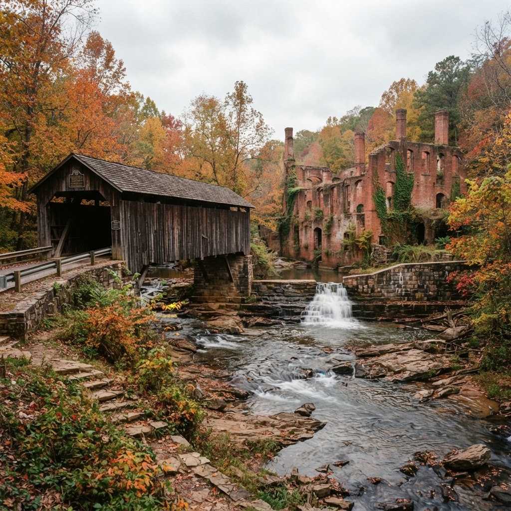 Old Mill Park & Vickery Creek