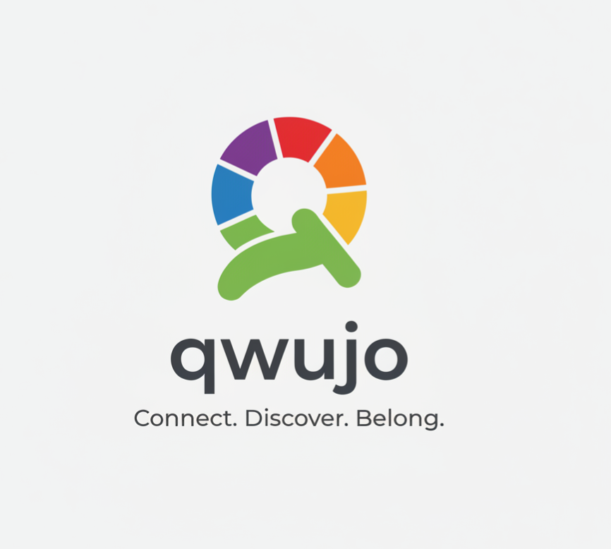 qwujo — Connect. Discover. Belong.