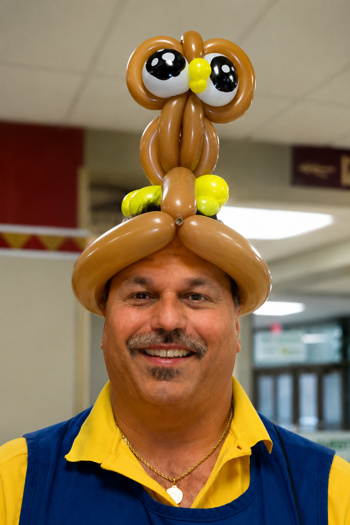 Balloon monkey character creation