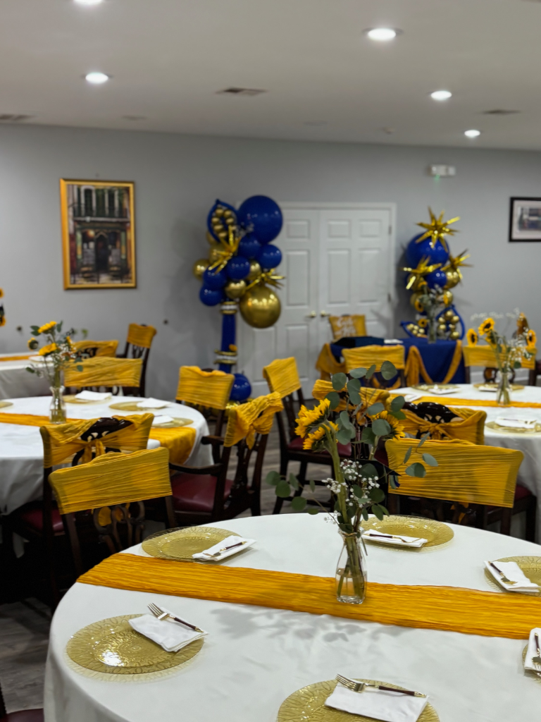Decorated party table