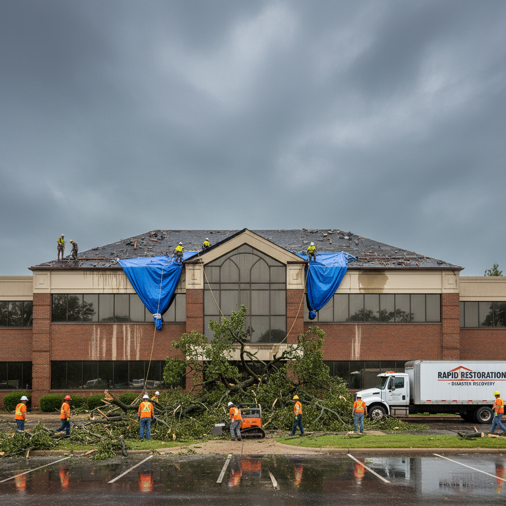 Storm Damage Restoration: Rapid Response for Commercial Property with 72-Hour Stabilization
