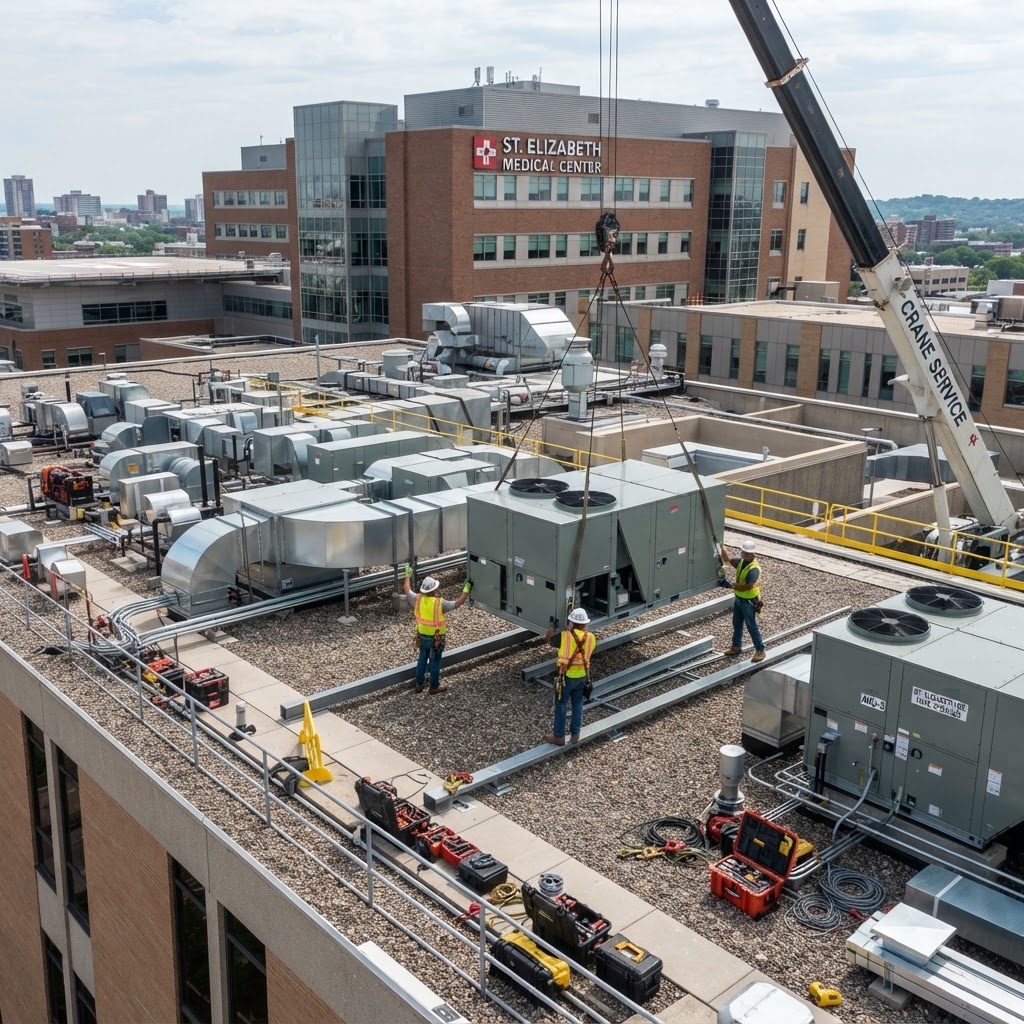 Healthcare Facility HVAC System Replacement Without Patient Disruption