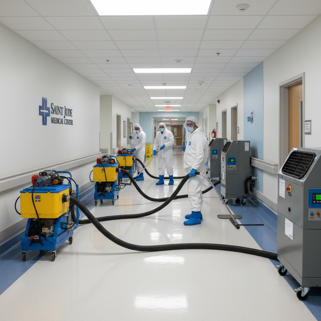Emergency Water Intrusion: 48-Hour Response for Healthcare Facility with Zero Service Interruption