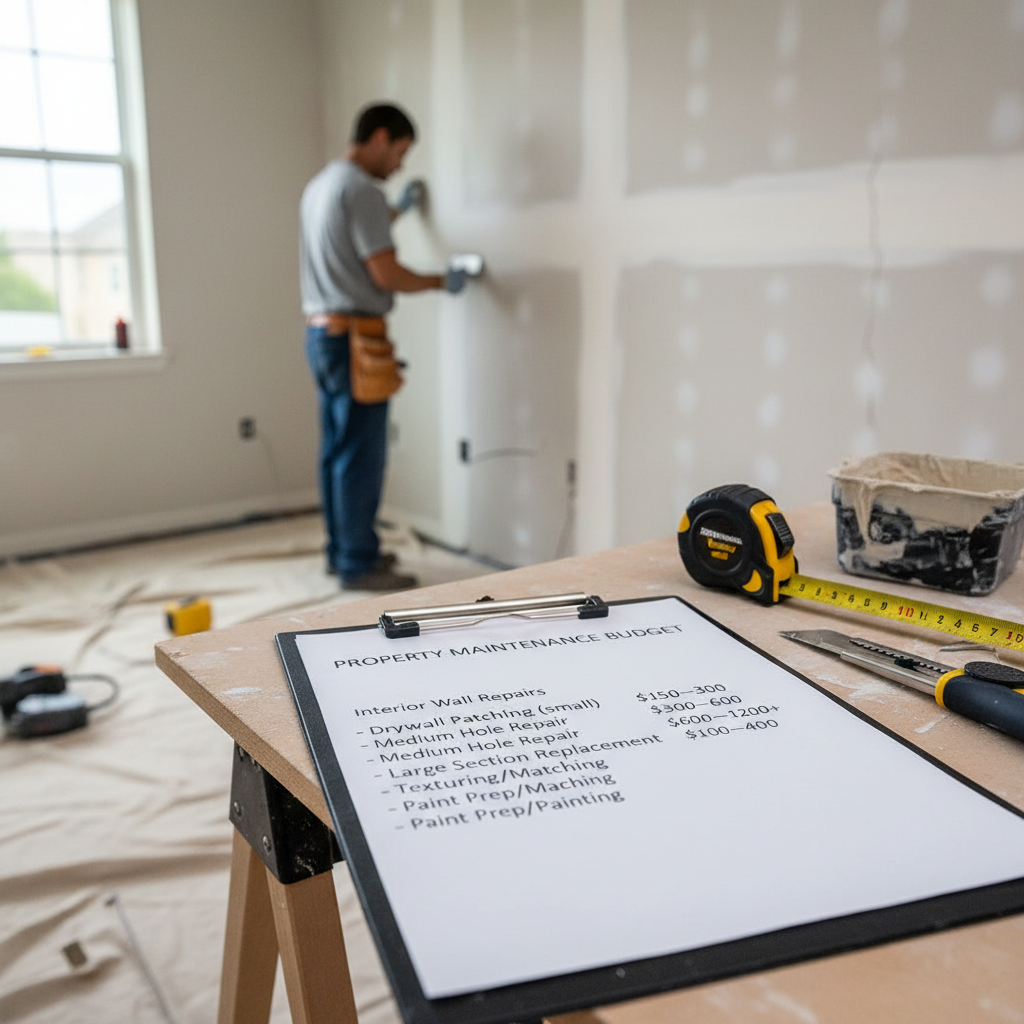 Drywall Repair Costs: What Property Managers Should Budget in 2026