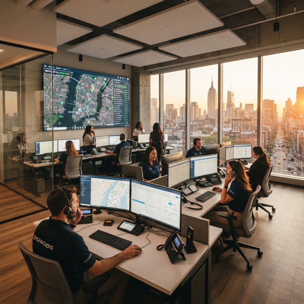Auxi Services dispatch center