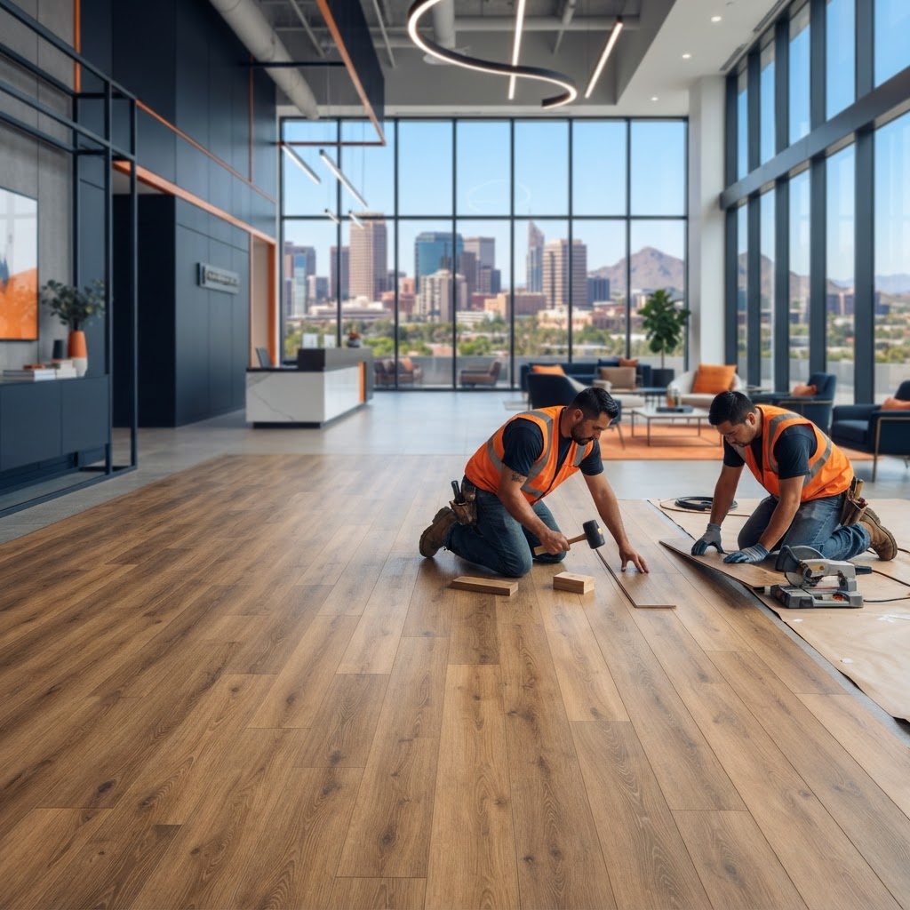 flooring installation in Phoenix, AZ: What Property Managers Need to Know