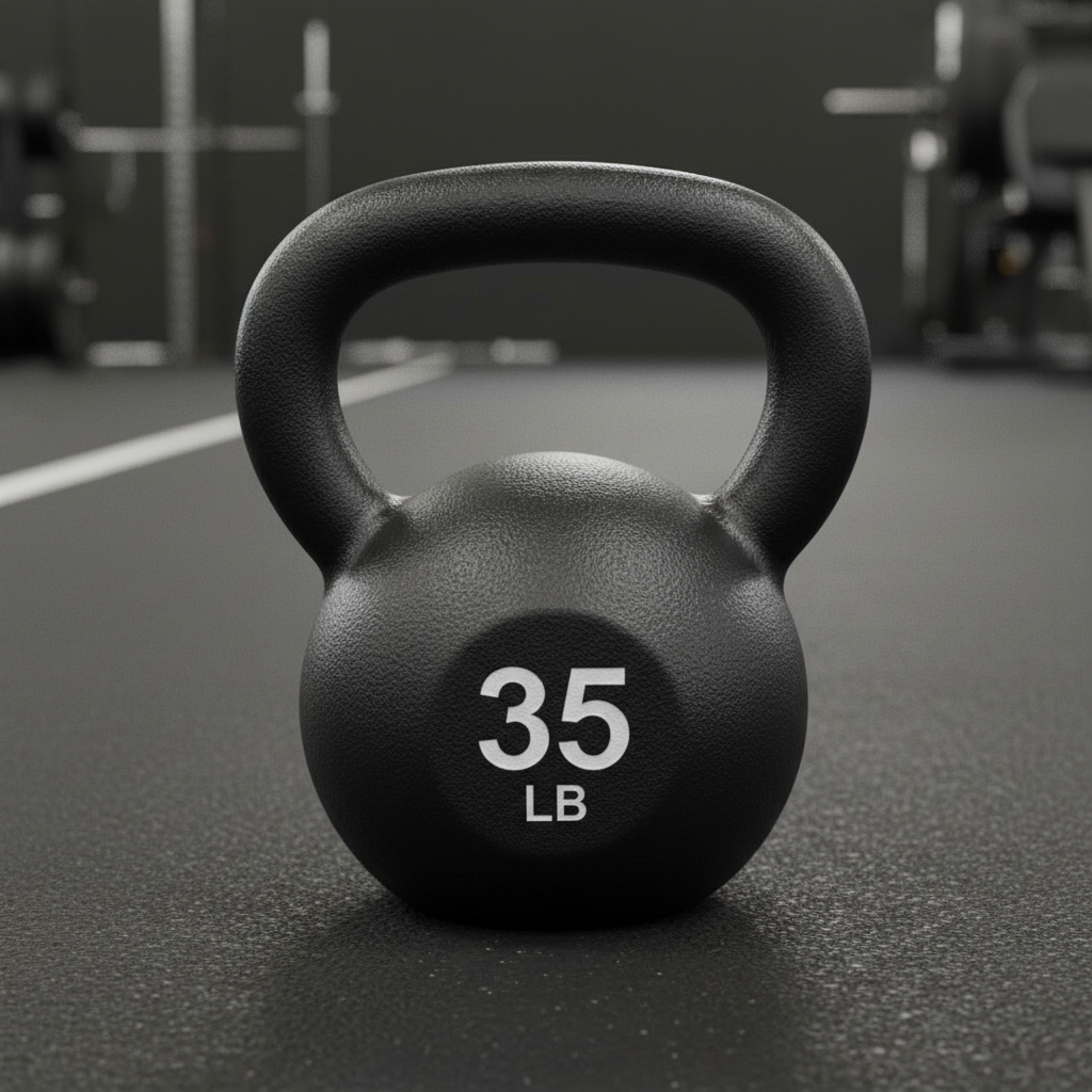 Yes4All Cast Iron Kettlebell 35lb