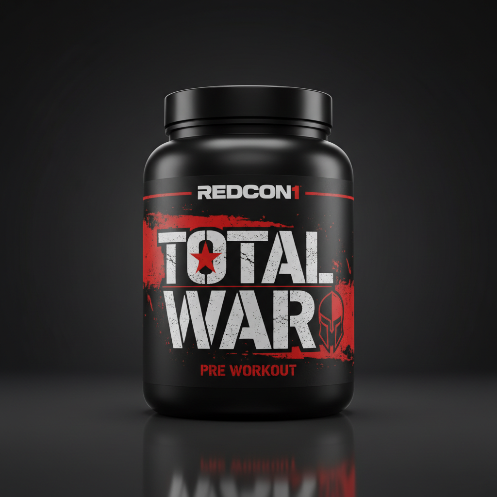 REDCON1 Total War Pre-Workout – 320mg Caffeine, 30 Servings