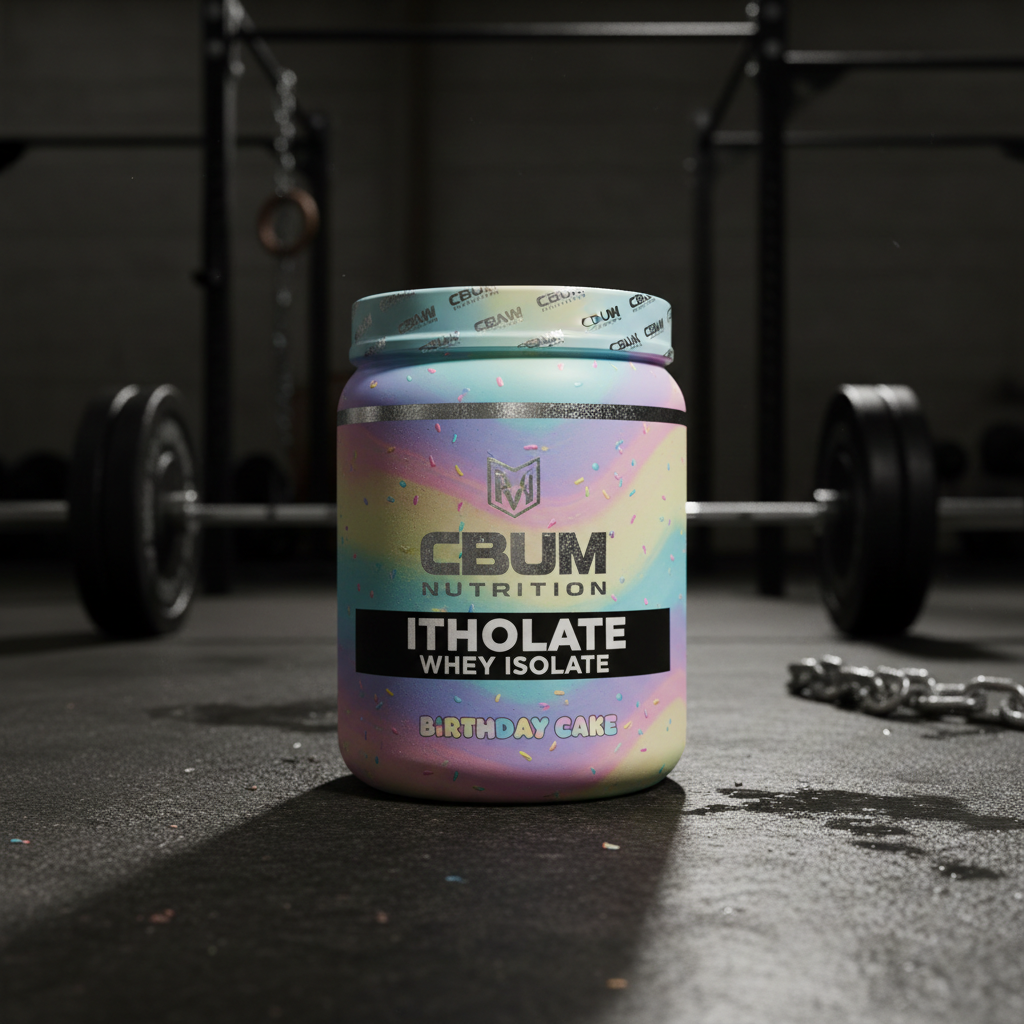 RAW Nutrition CBUM Itholate Whey Protein Isolate – Birthday Cake, 25 Servings